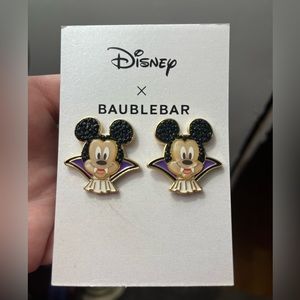Mickey Mouse vampire Dracula earrings BaubleBar x Disney